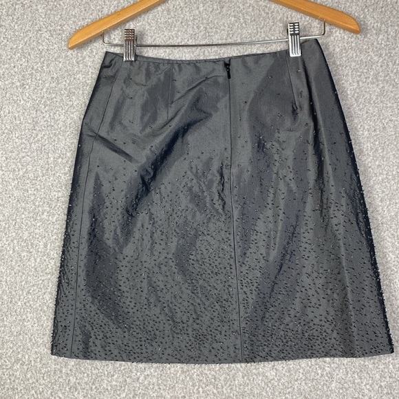 Vtg Gap beaded sparkle pencil skirt size 1 bling preppy glam 1999 Friends - Picture 9 of 10